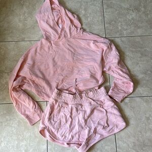 Fabletics Hoodie and Shorts Set